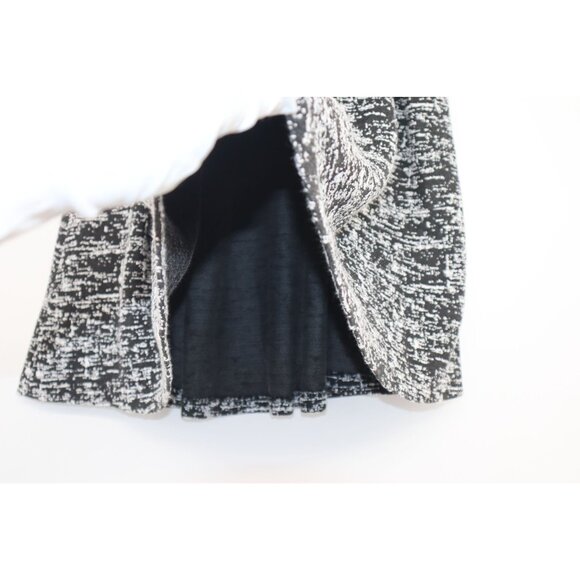 Karl Lagerfeld Paris Textured Flared Skirt Womens Sz 6 Office Siren Corpcore - Picture 6 of 11